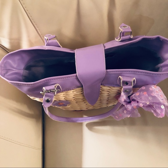 🌟Host Pick 🌟Retro Woven Straw Bag with Matching Scarf - Picture 6 of 10